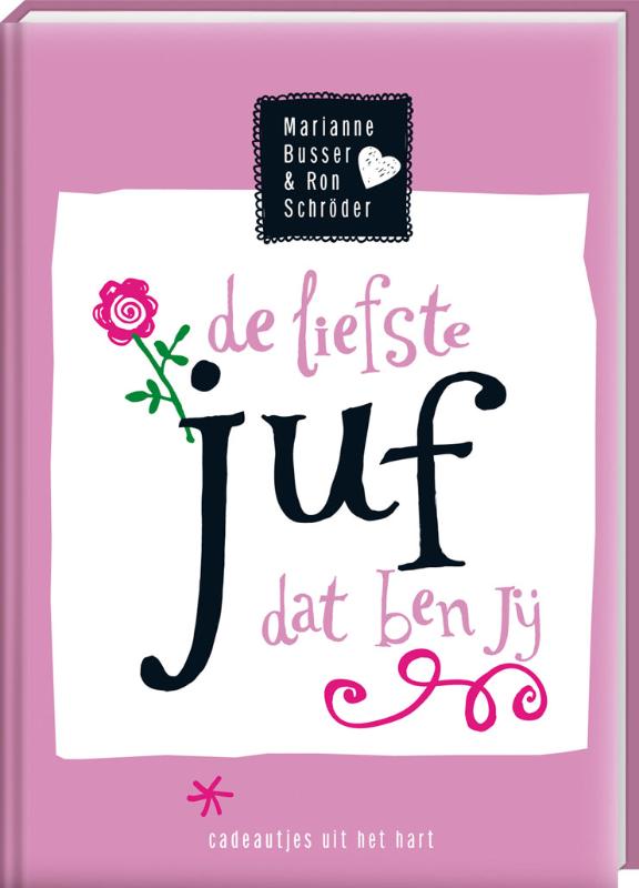 Omslag van Set 4 ex de liefste juf dat ben jij