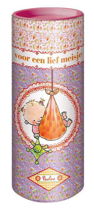 Omslag van KadoKoker met Rompertje (meisje mt 50-56)Pauline Oud