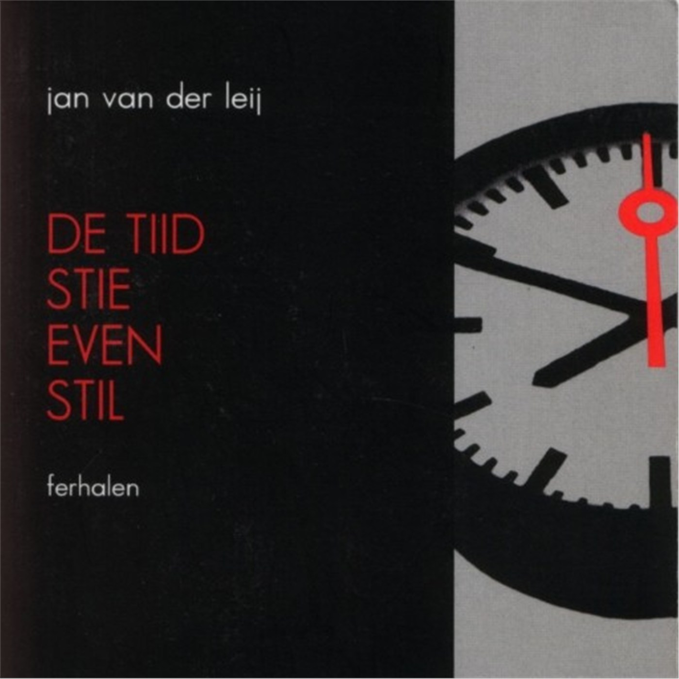 Omslag van De tiid stie even stil