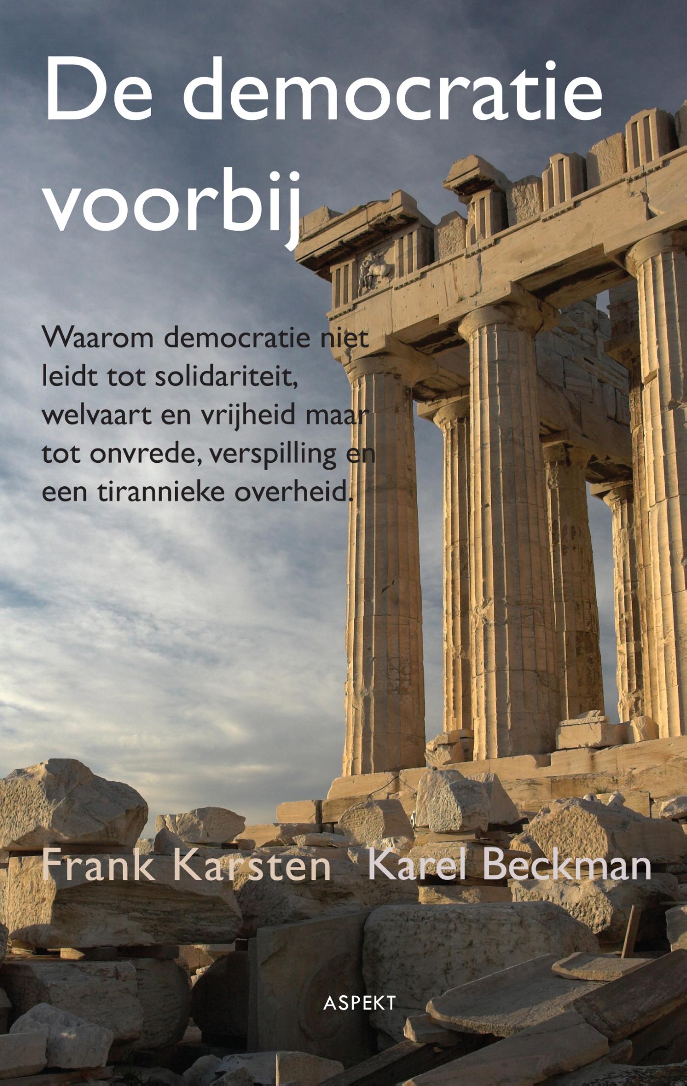 Omslag van De democratie voorbij