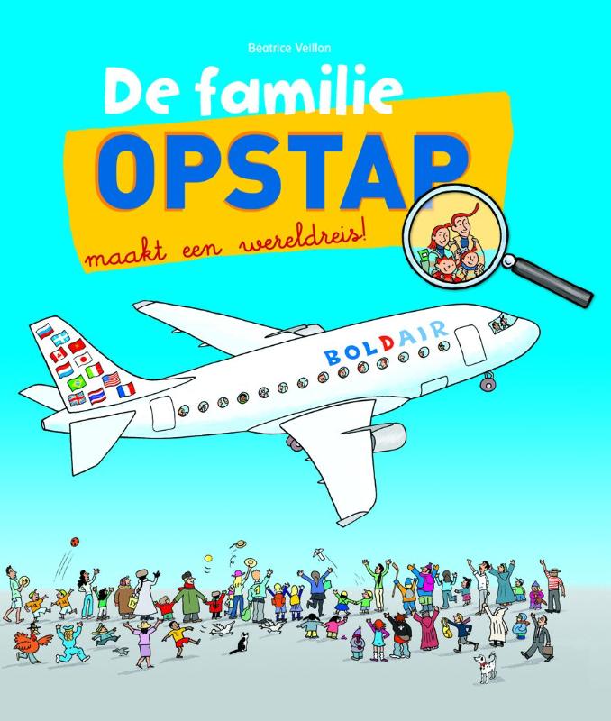 Omslag van De familie Opstap maakt een wereldreis