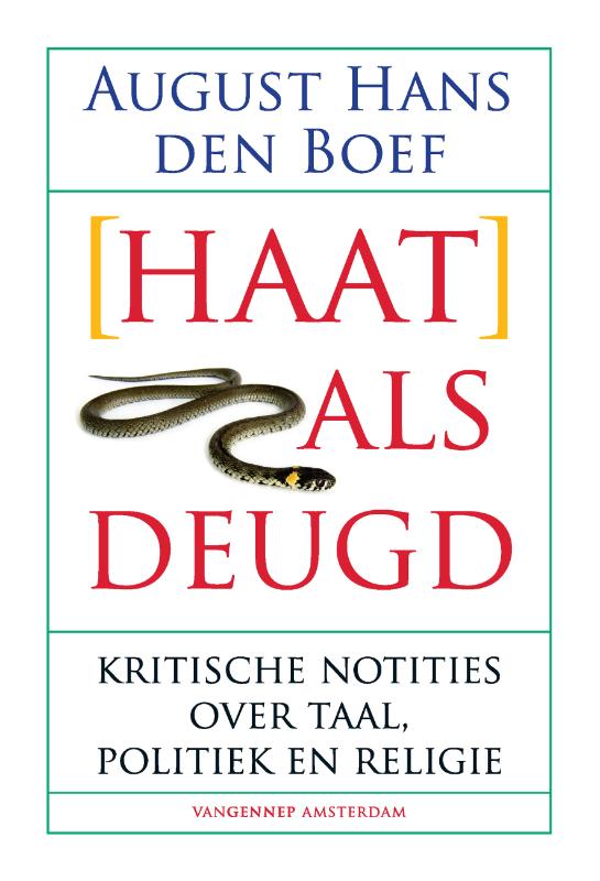 Omslag van (Haat) als deugd