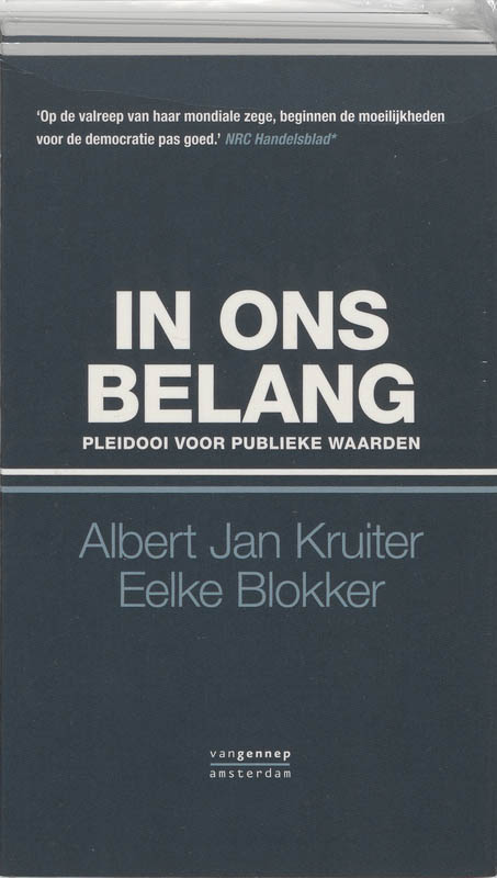 Omslag van In ons belang