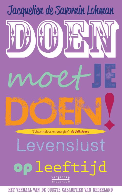 Omslag van Doen moet je doen