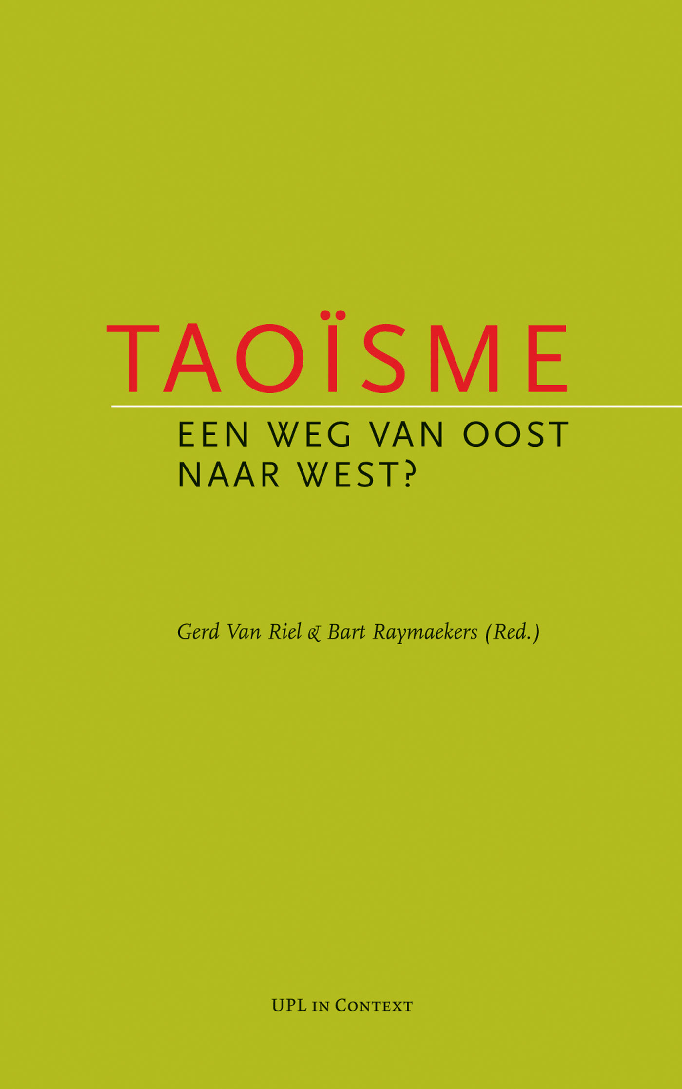Omslag van Taoïsme