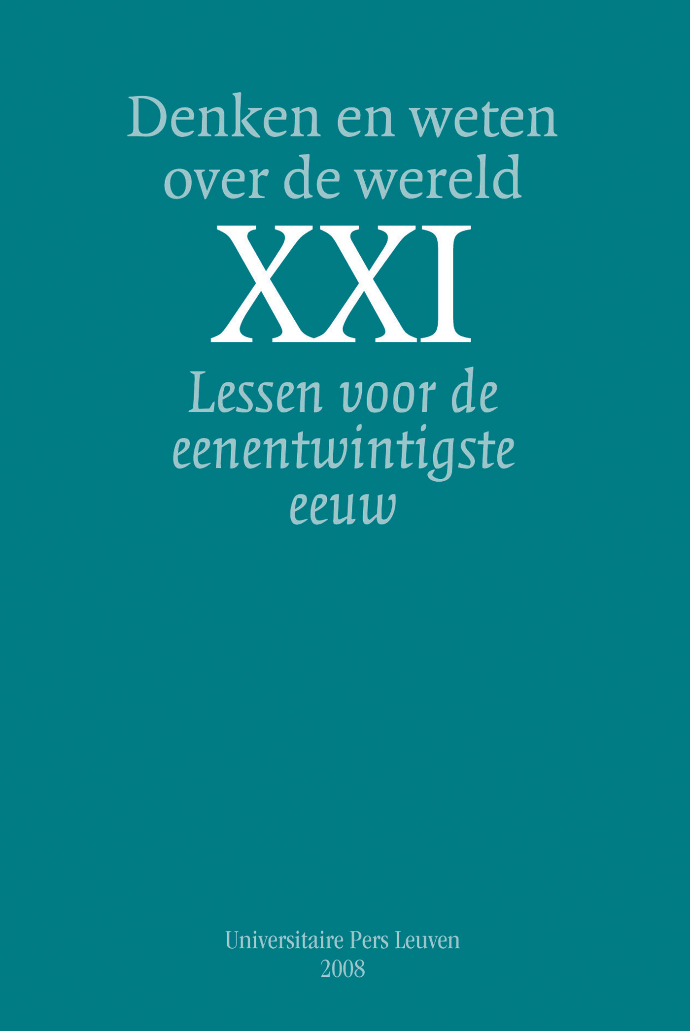Omslag van Denken en weten over de wereld