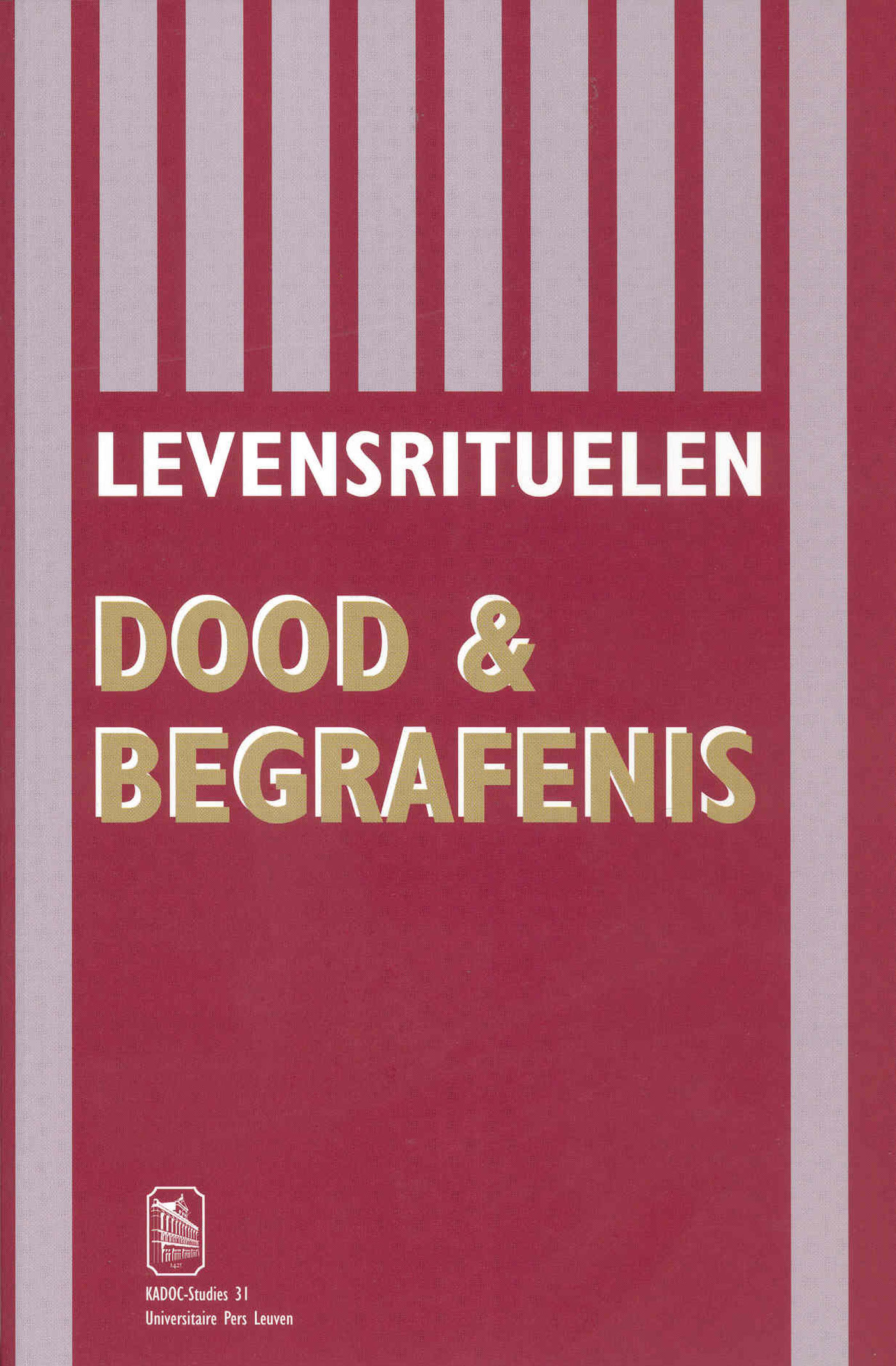 Omslag van Levensrituelen: Dood en begrafenis
