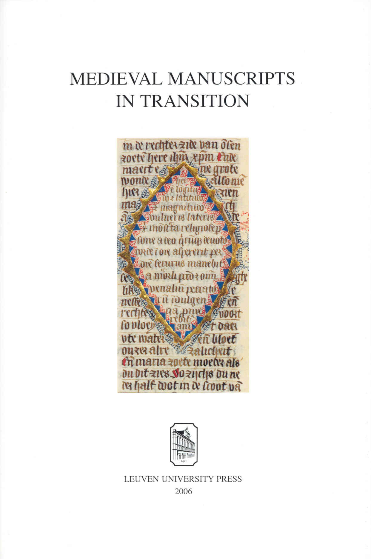 Omslag van Medieval manuscripts in transition