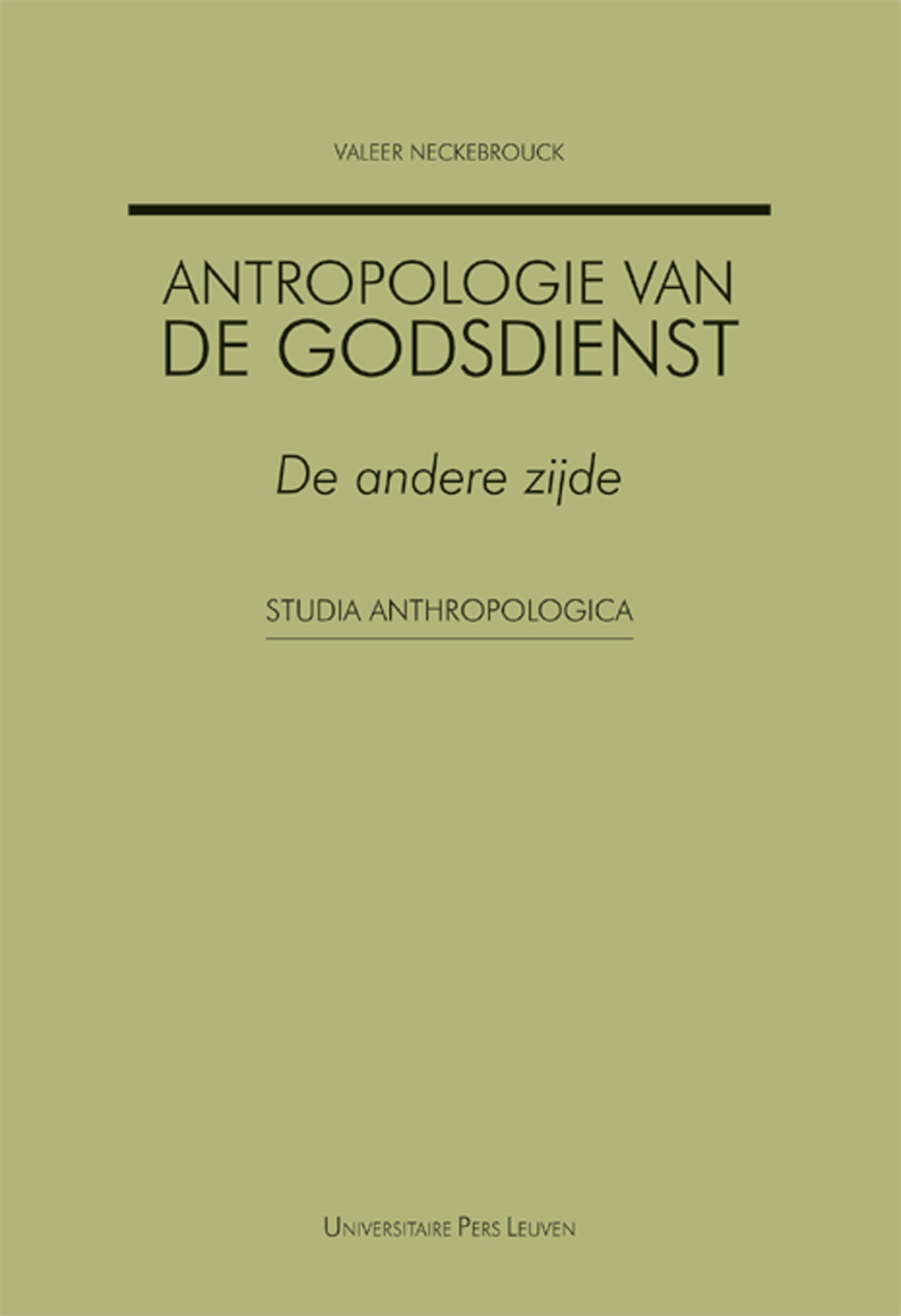 Omslag van Antropologie van de godsdienst