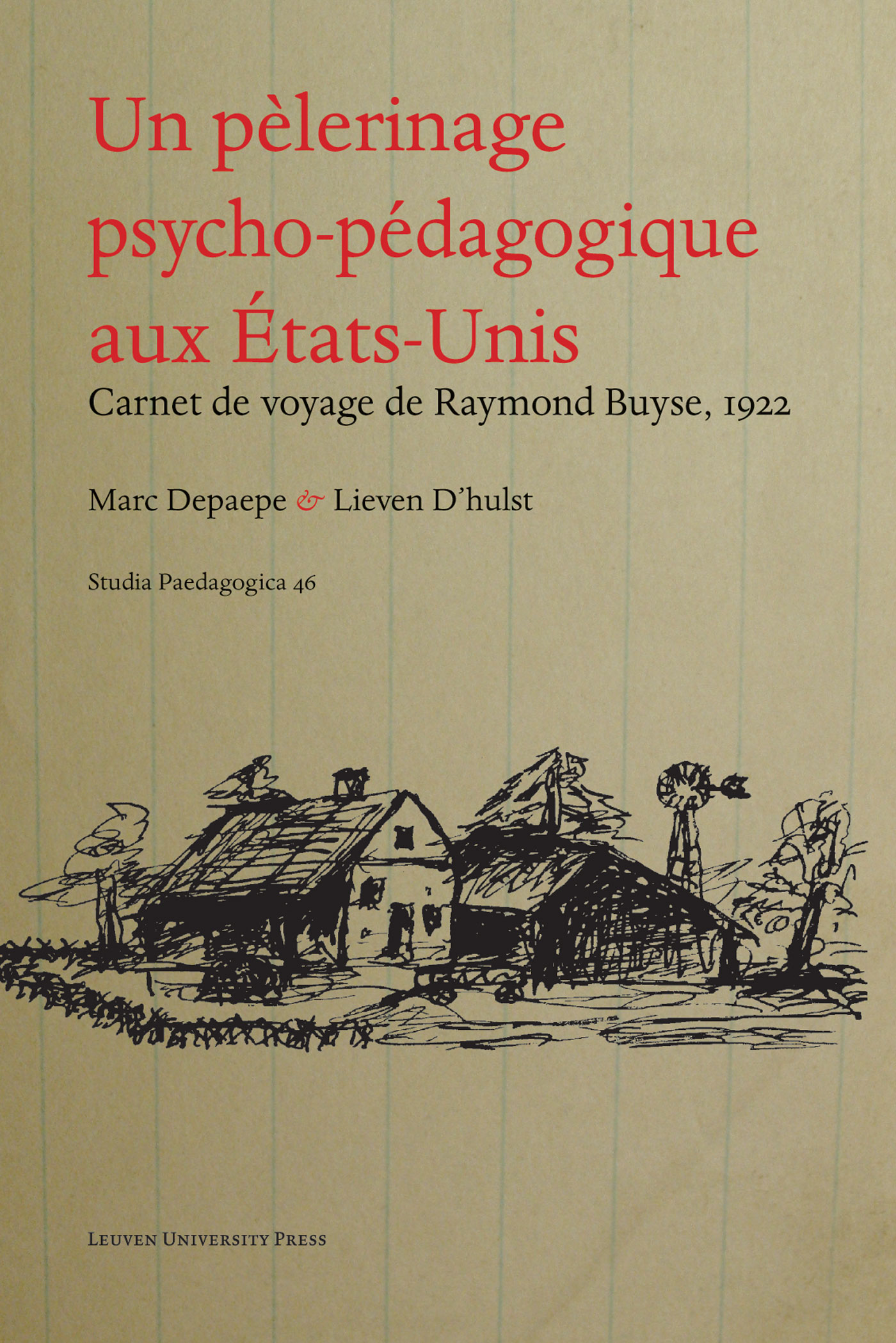 Omslag van Un pèlerinage psycho-pédagogique aux Etats-Unis