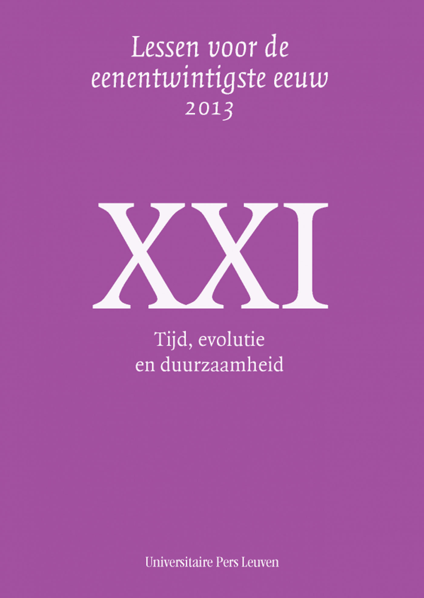 Omslag van Tijd, evolutie en duurzaamheid