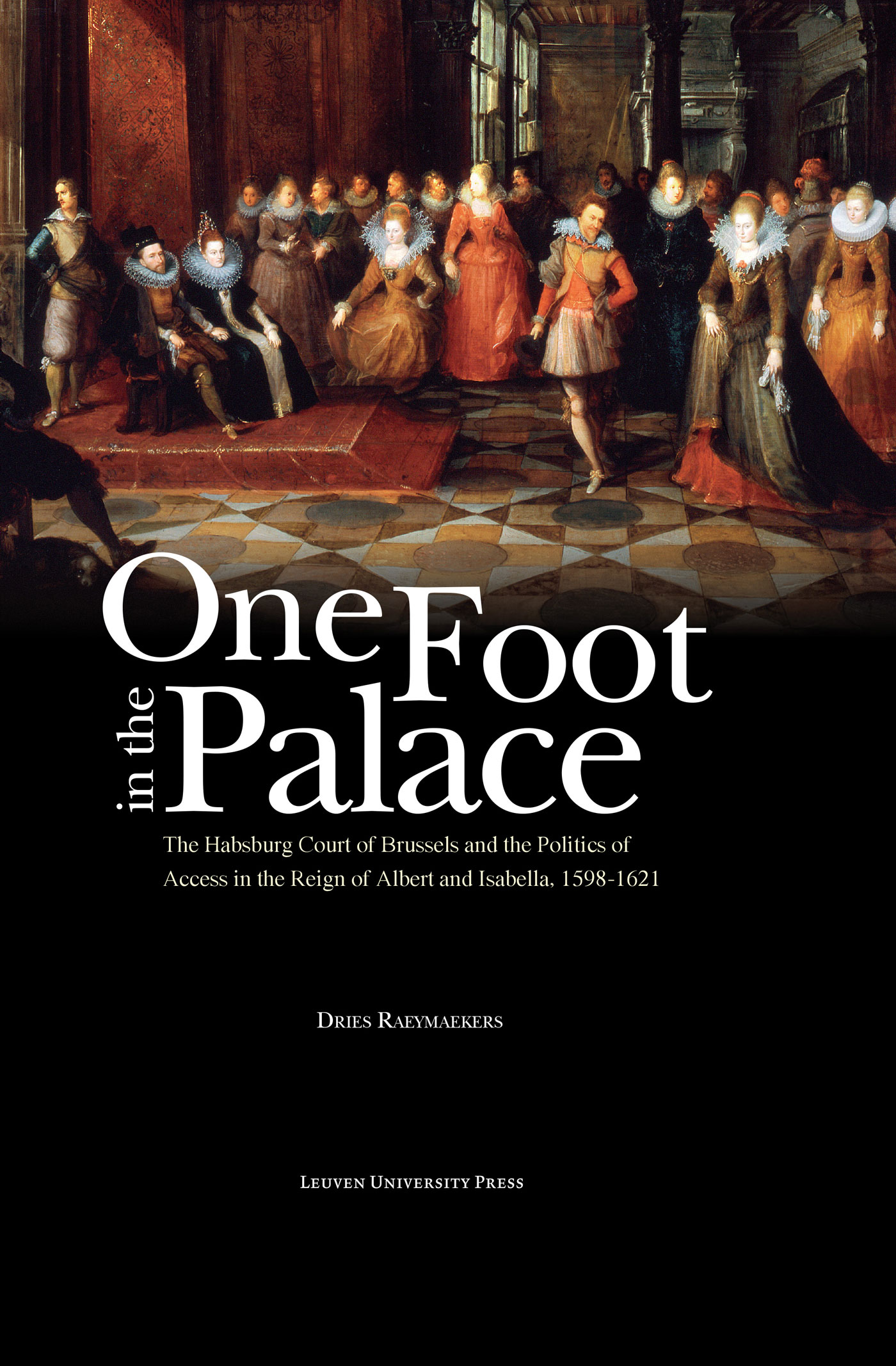 Omslag van One foot in the palace