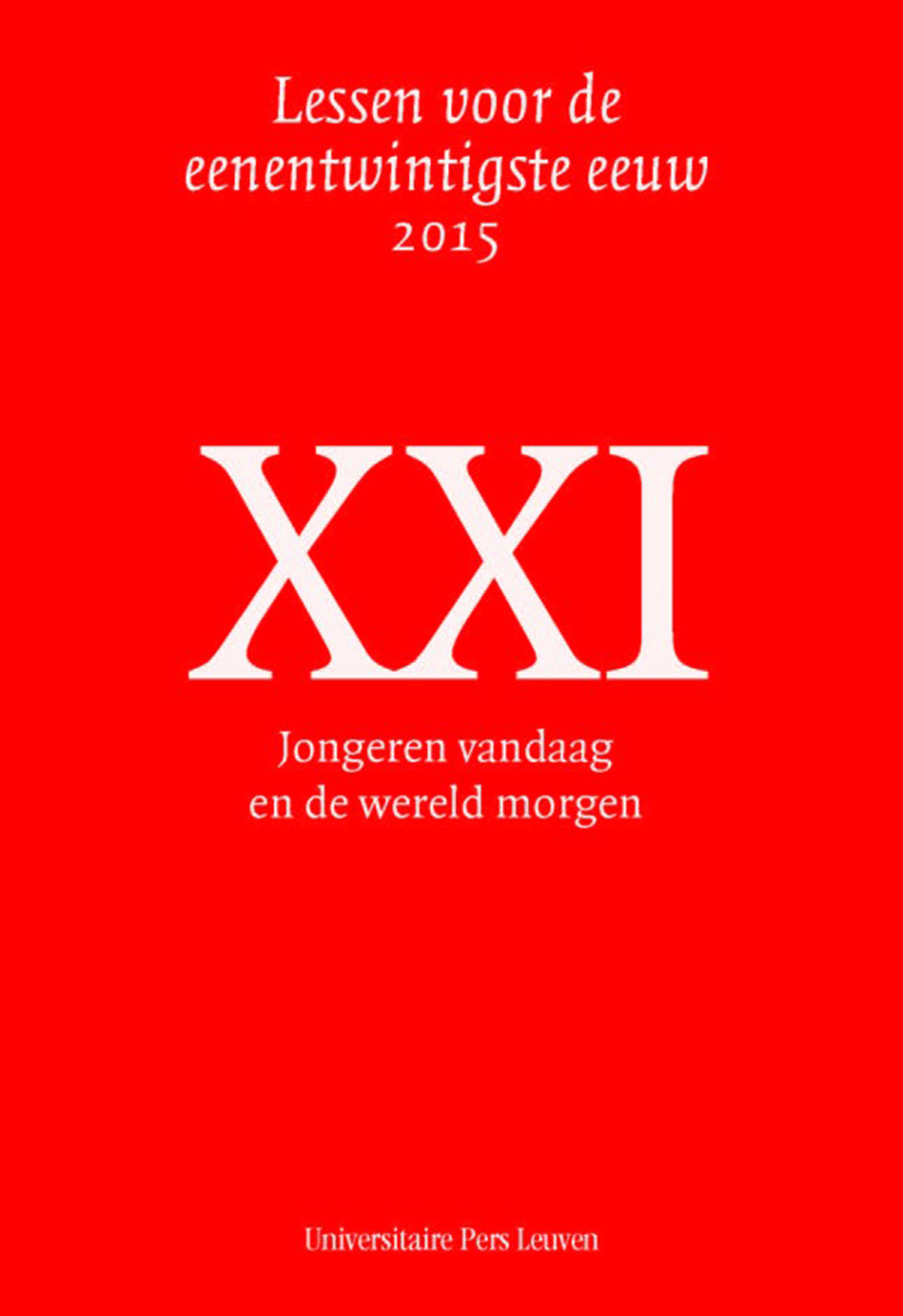 Omslag van Jongeren vandaag en de wereld morgen