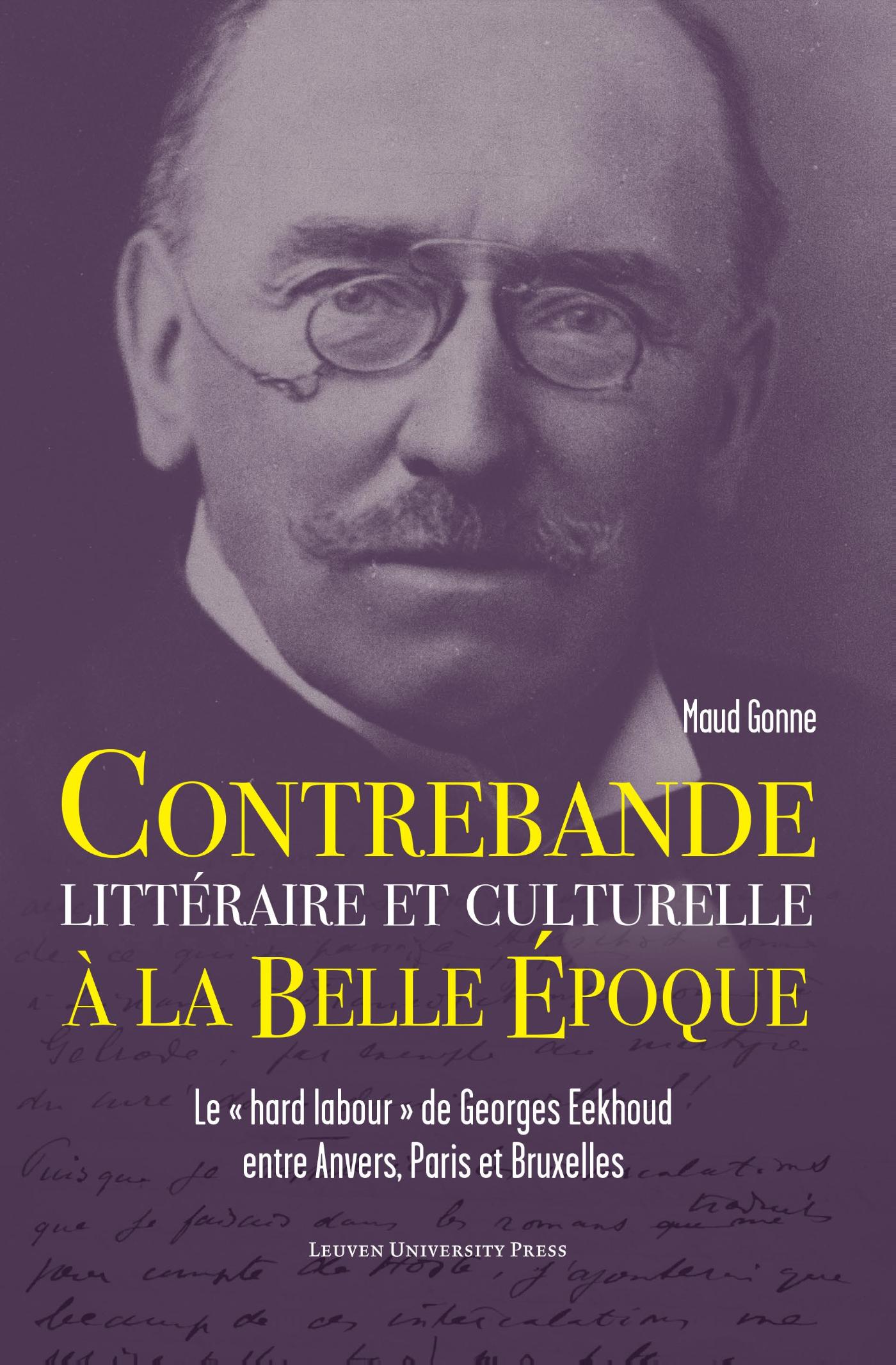 Omslag van Contrebande littéraire et culturelle à la Belle Époque
