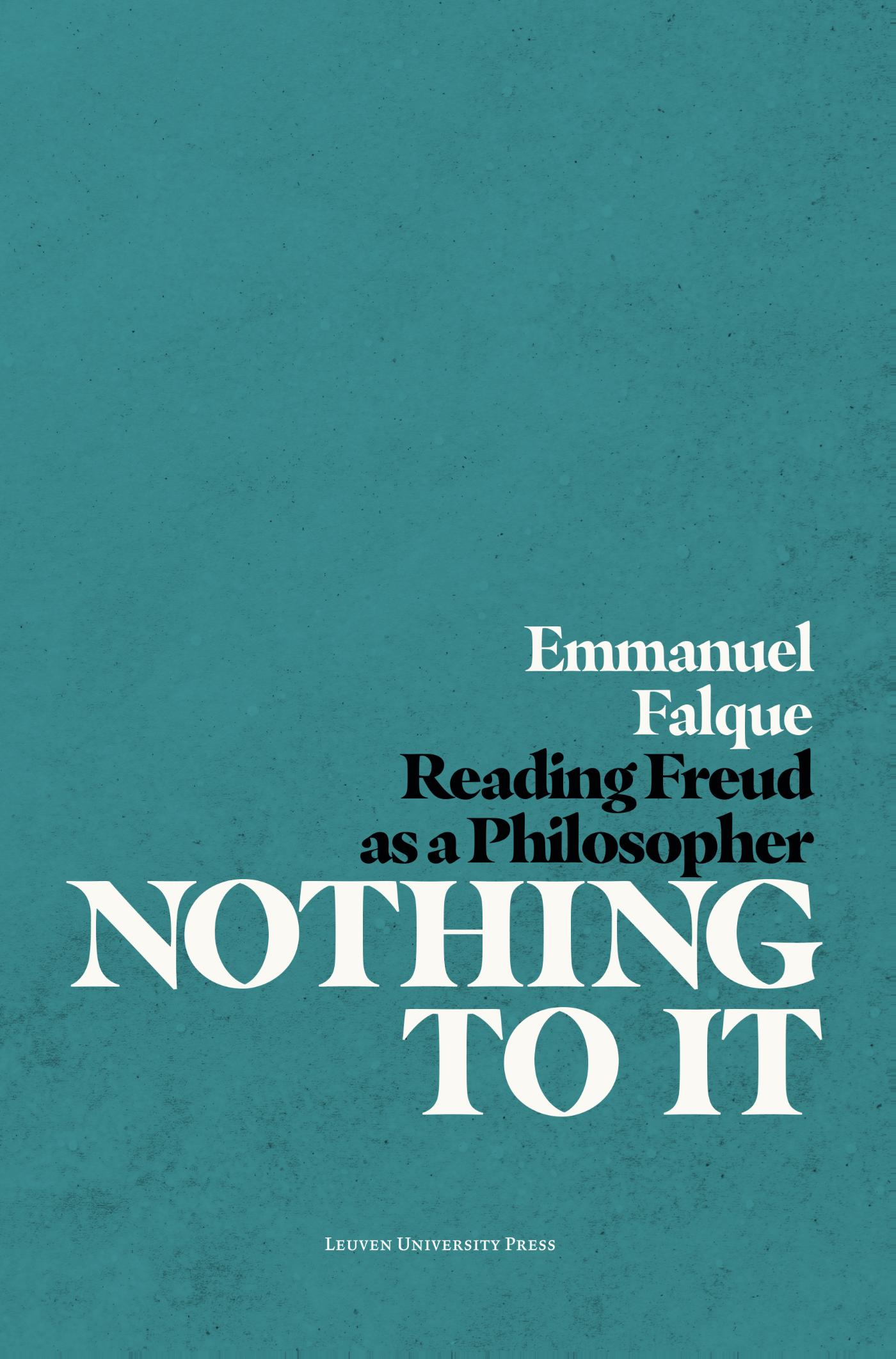 Omslag van Nothing to It
