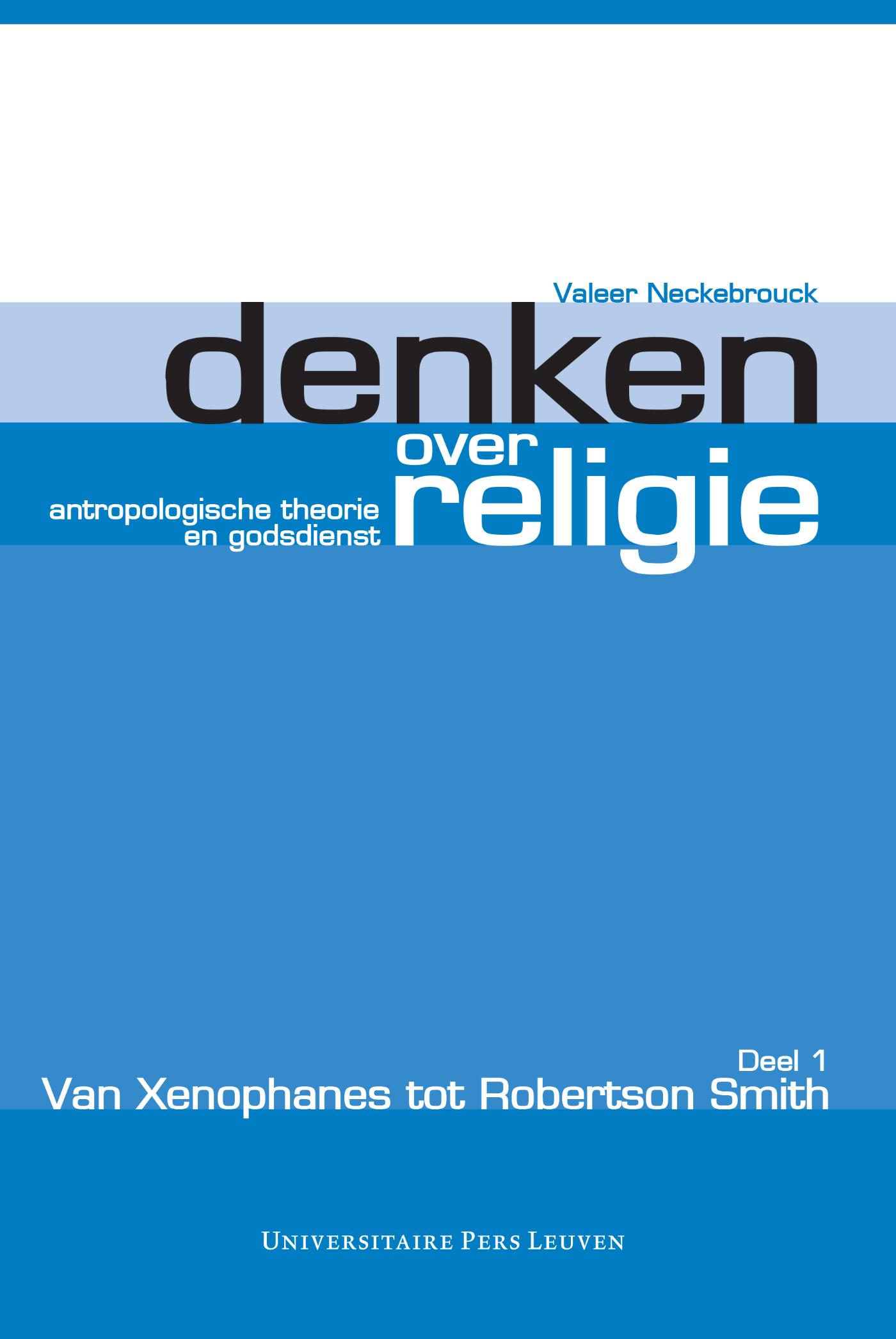 Omslag van I Van Xenophanes tot Robertson Smith