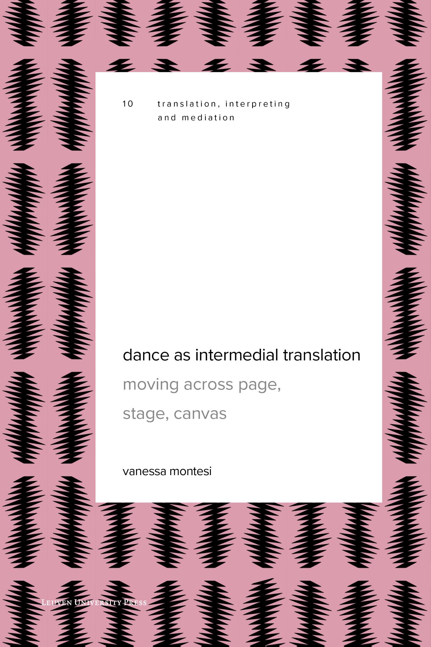 Omslag van Dance as Intermedial Translation