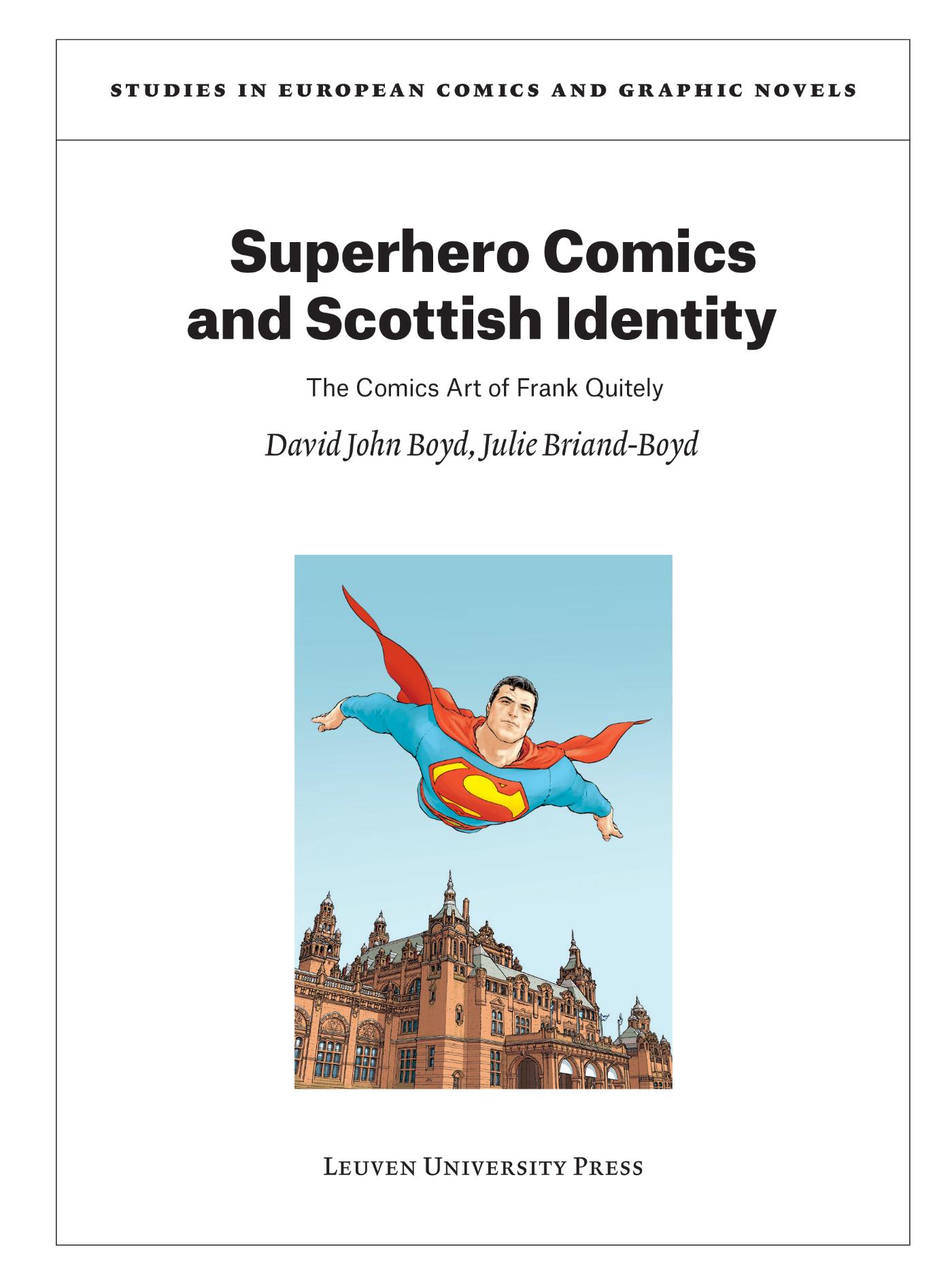 Omslag van Superhero Comics and Scottish Identity
