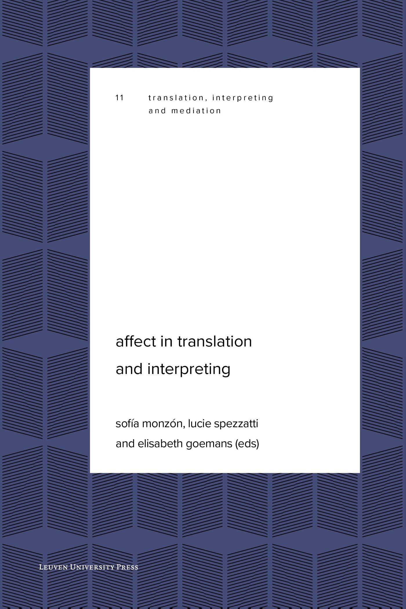 Omslag van Affect in Translation and Interpreting