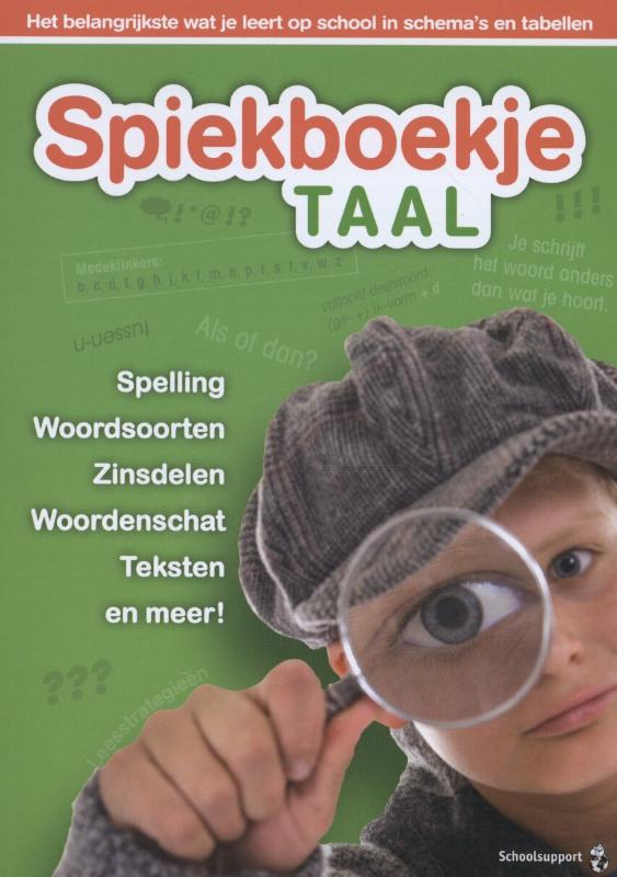 Omslag van Spiekboekje Taal