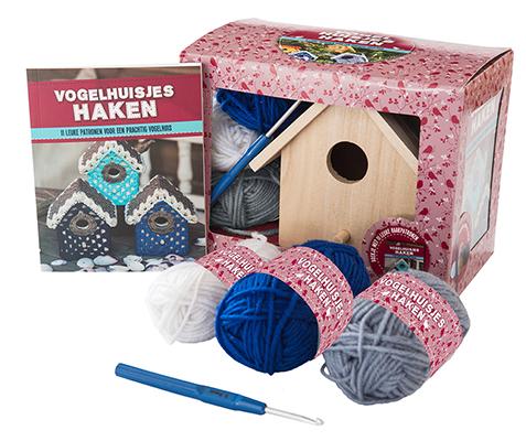 Omslag van Vogelhuisjes haken boek box