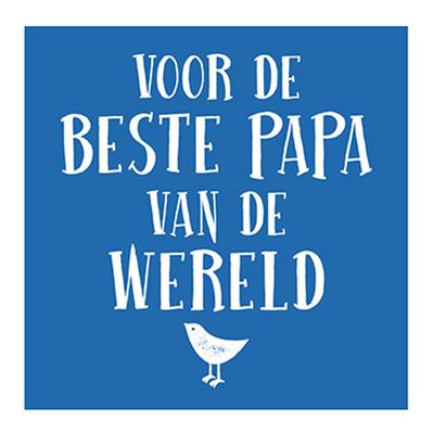Omslag van Voor de beste papa van de wereld