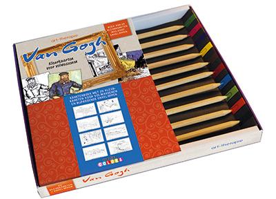 Omslag van Van Gogh kleuren voor volwassenen boek-box