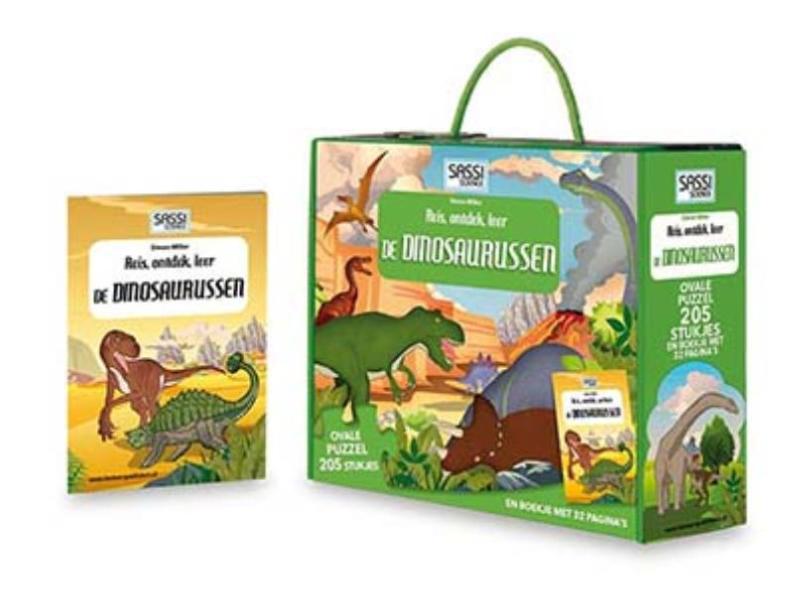 Omslag van Reis, ontdek, leer de Dinosaurussen