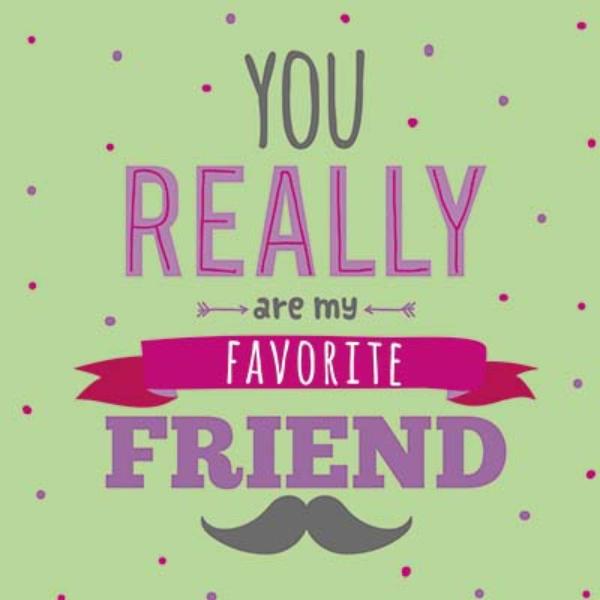 Omslag van You really are my favorite friend