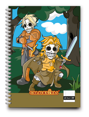 Omslag van Medieval notebook A4
