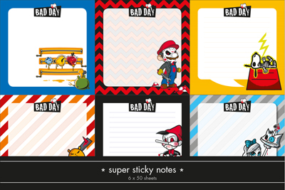Omslag van Bad day sticky notes