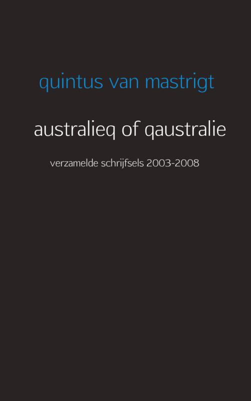 Omslag van Australieq of qaustralie