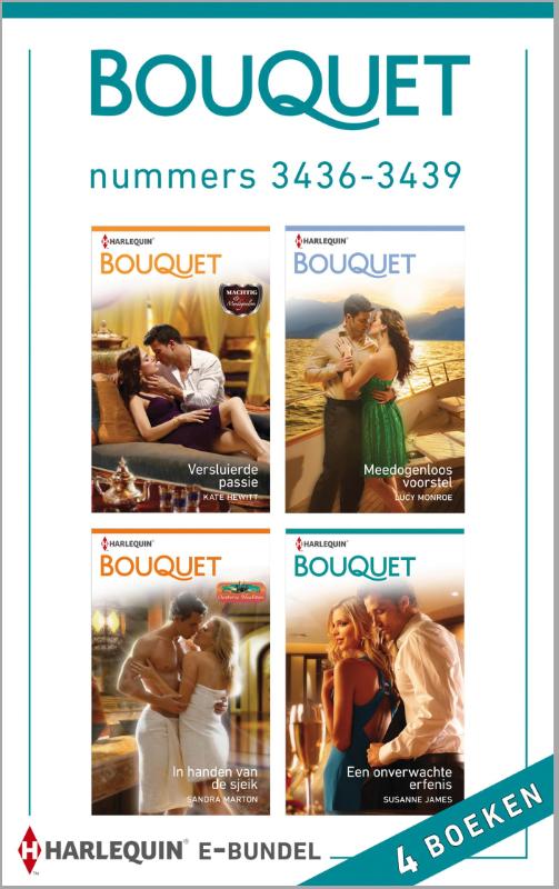 Omslag van Bouquet e-bundel nummers 3436-3439 (4-in-1)
