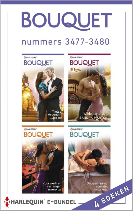 Omslag van Bouquet e-bundel nummers 3477-3480 (4-in-1)