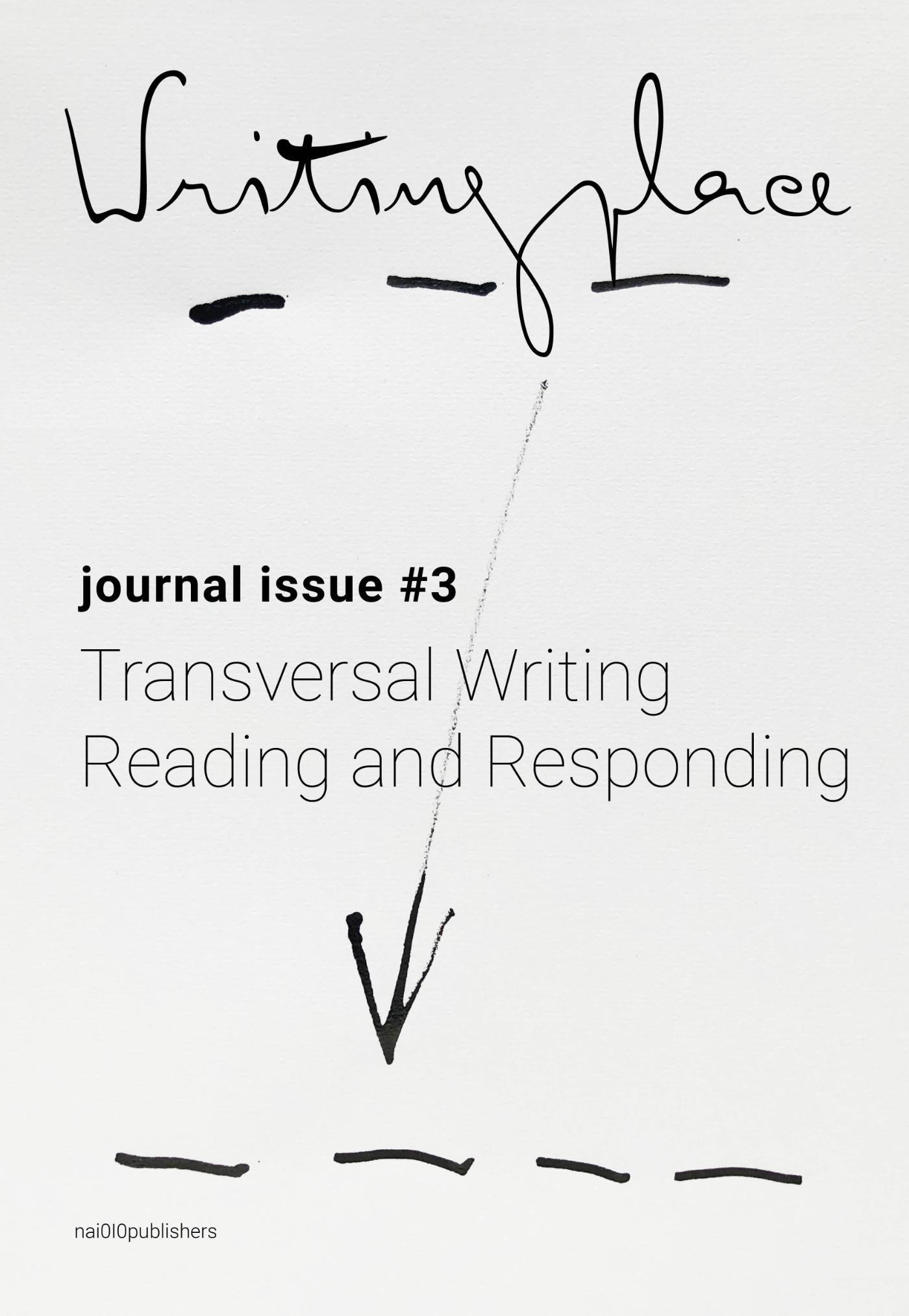 Omslag van Writingplace journal for Architecture and Literature 3