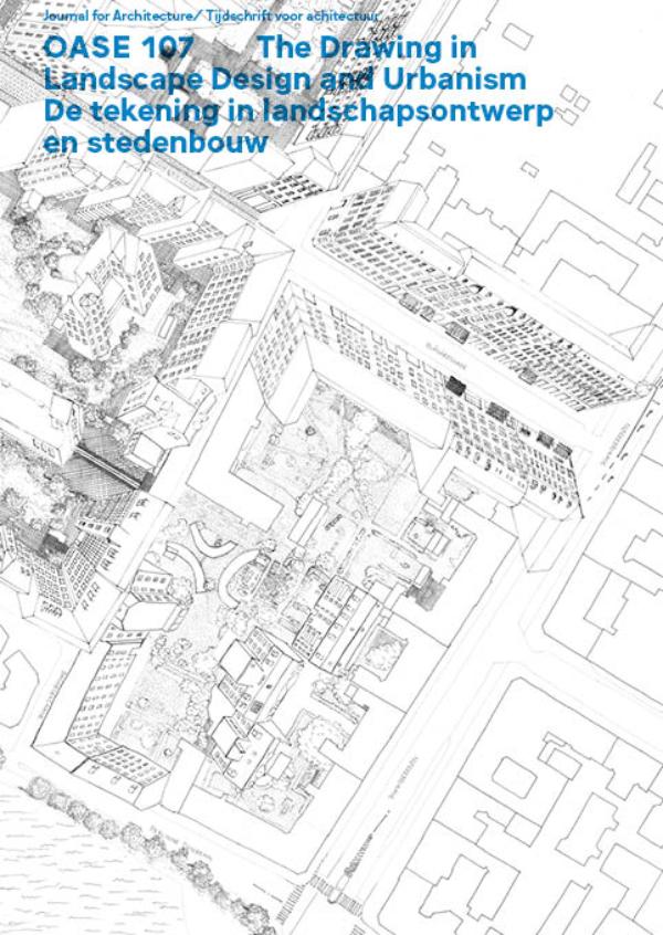 Omslag van De tekening in landschapsontwerp en stedenbouw/The Drawing in Landscape Design and Urbanism