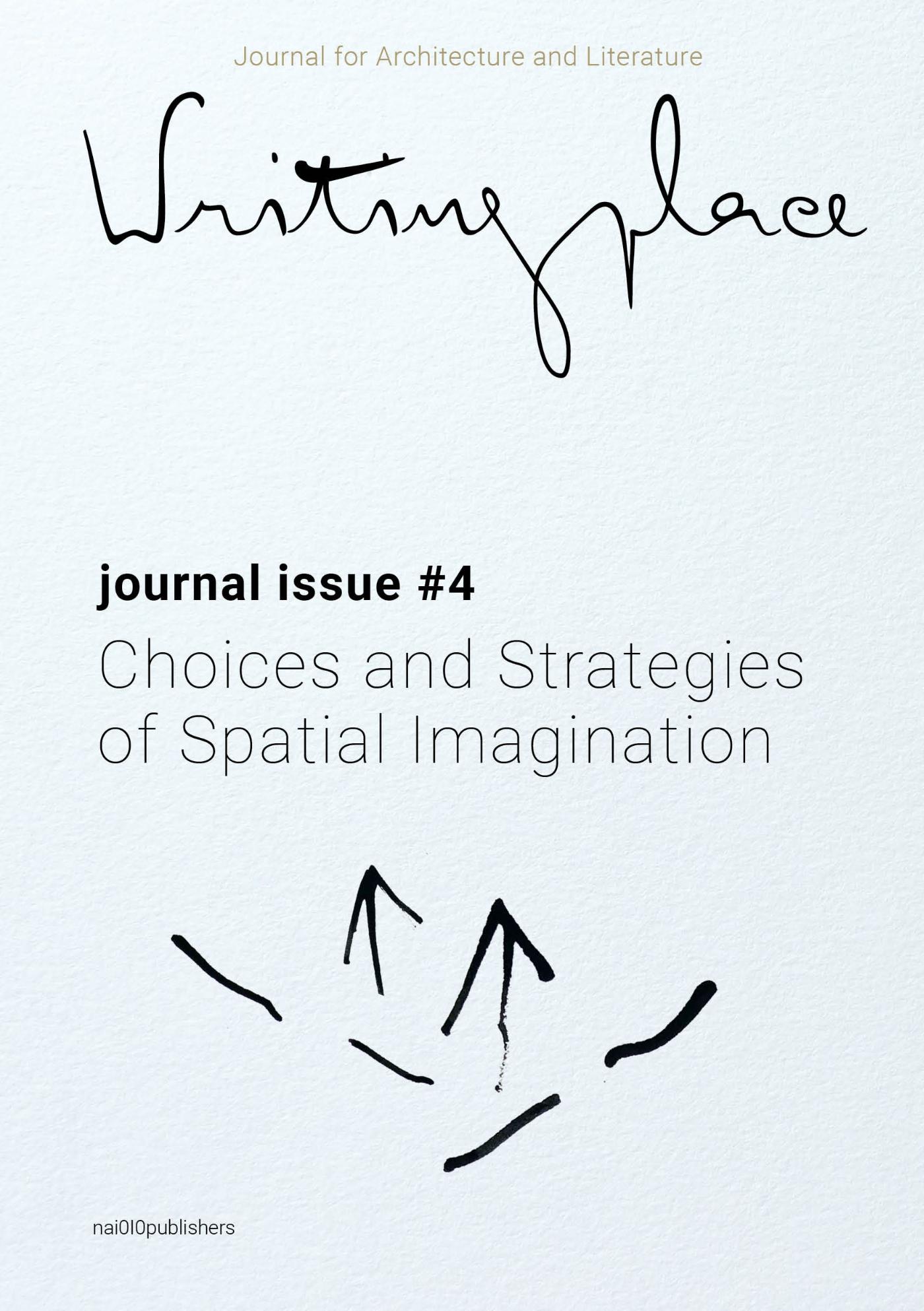 Omslag van Writingplace journal for Architecture and Literature 4