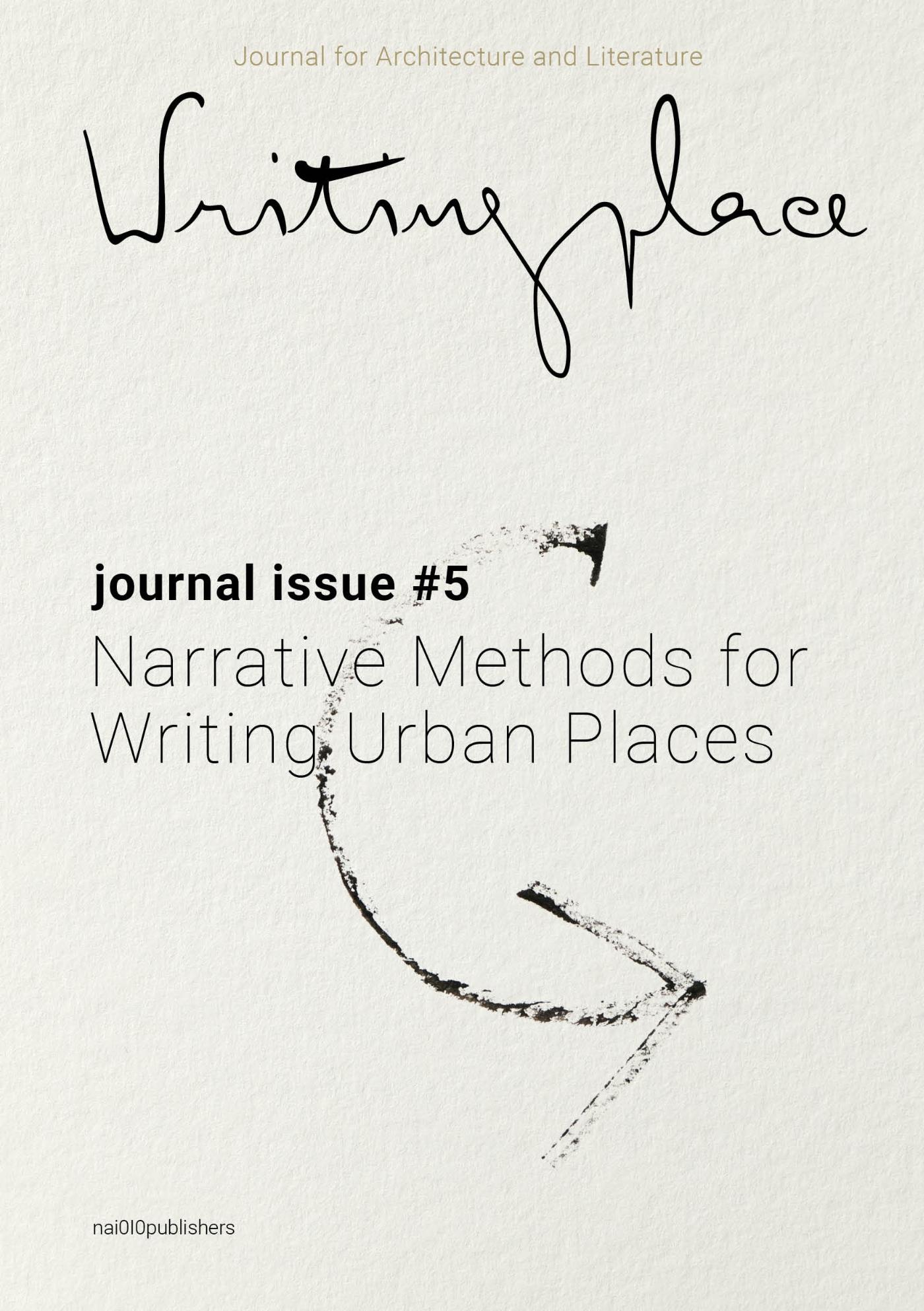 Omslag van Writingplace journal for Architecture and Literature 5