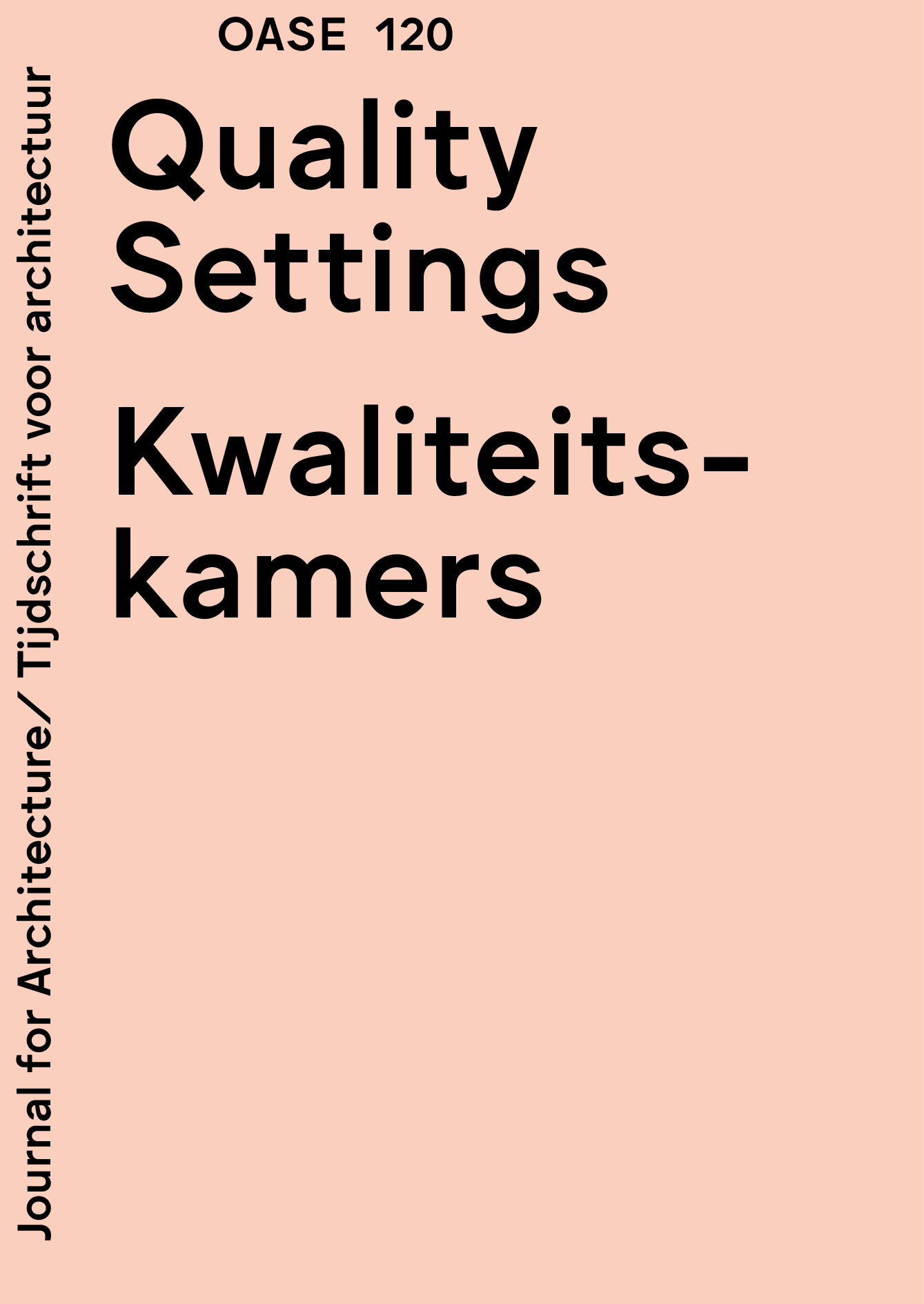 Omslag van OASE Journal for Architecture # 120