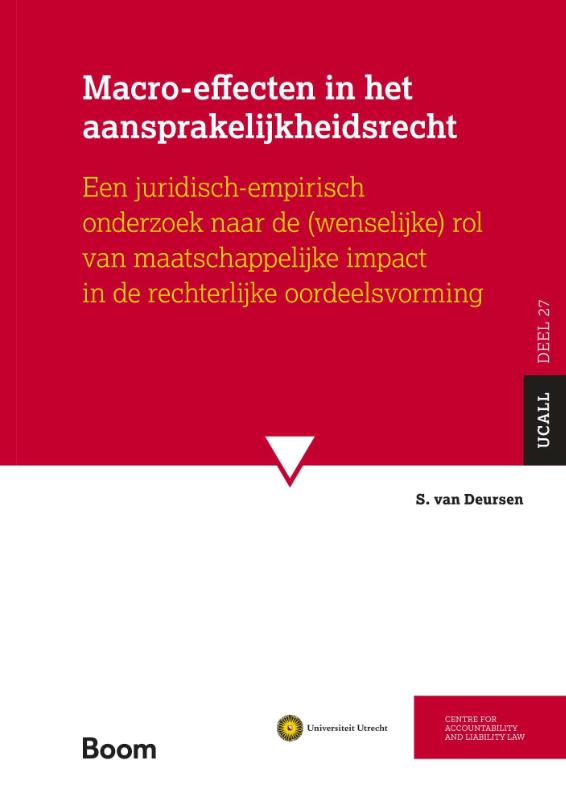 Omslag van Macro-effecten in het aansprakelijkheidsrecht