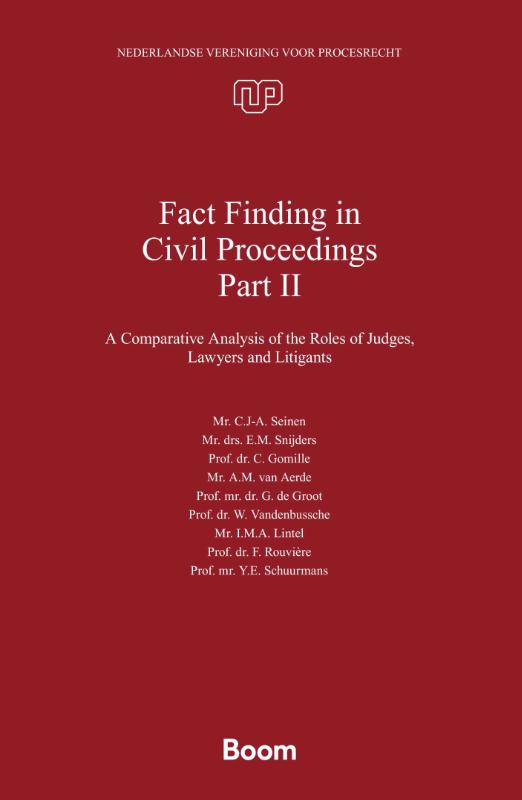 Omslag van Fact Finding in Civil Proceedings Part II