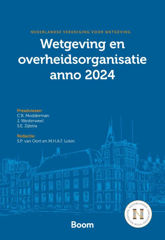 Omslag van Wetgeving en overheidsorganisatie anno 2024