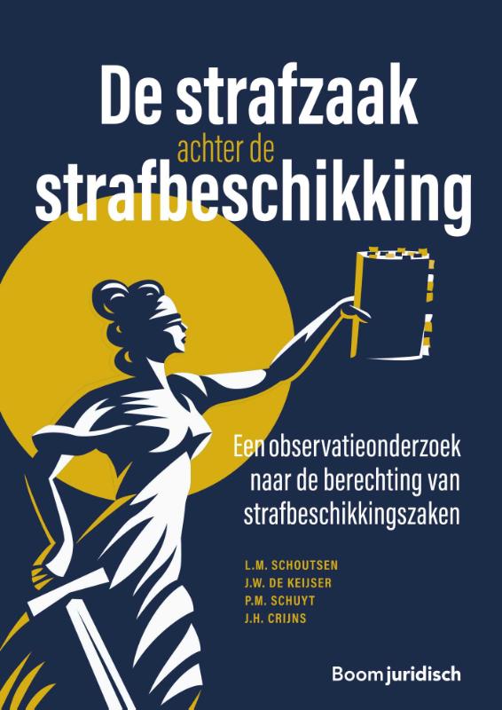 Omslag van De strafzaak achter de strafbeschikking