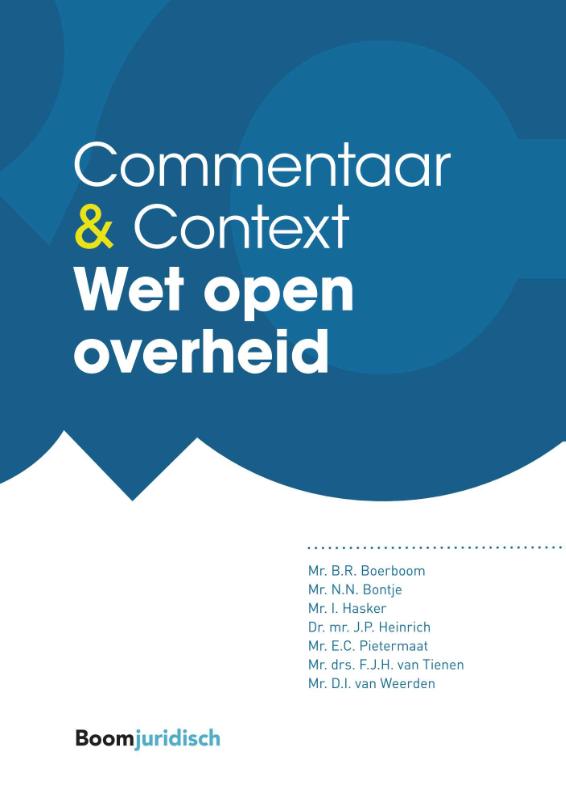 Omslag van Wet open overheid
