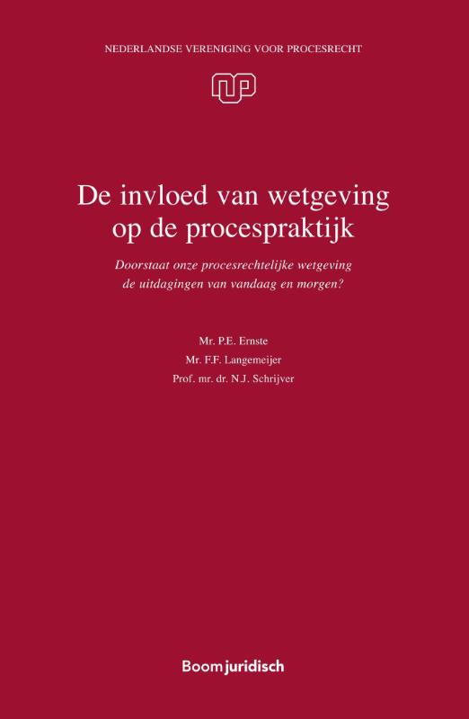 Omslag van De invloed van wetgeving op de procespraktijk