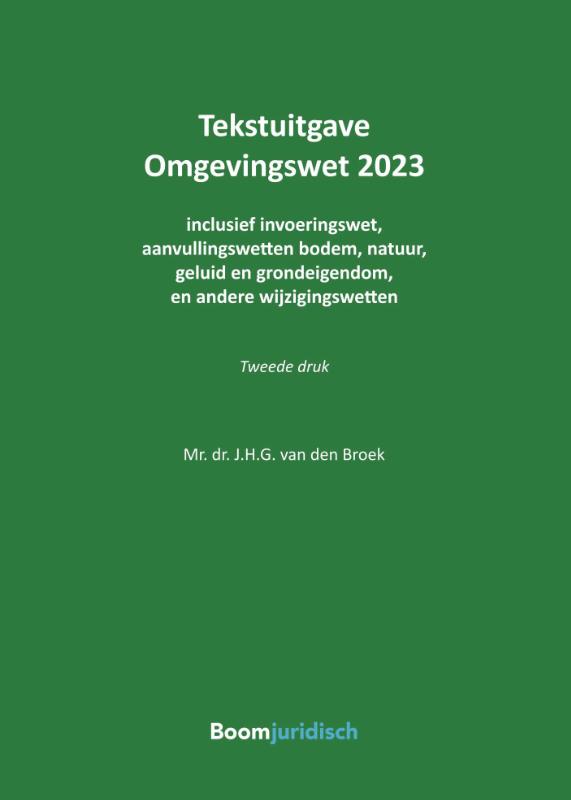 Omslag van Omgevingswet 2023