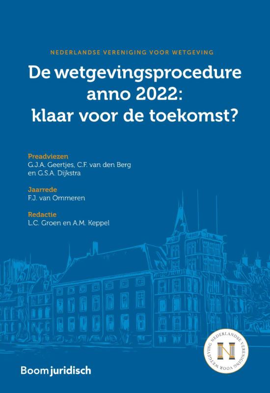Omslag van De wetgevingsprocedure anno 2022: klaar voor de toekomst?