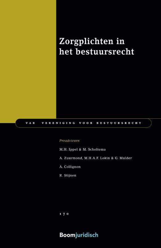 Omslag van Zorgplichten in het bestuursrecht