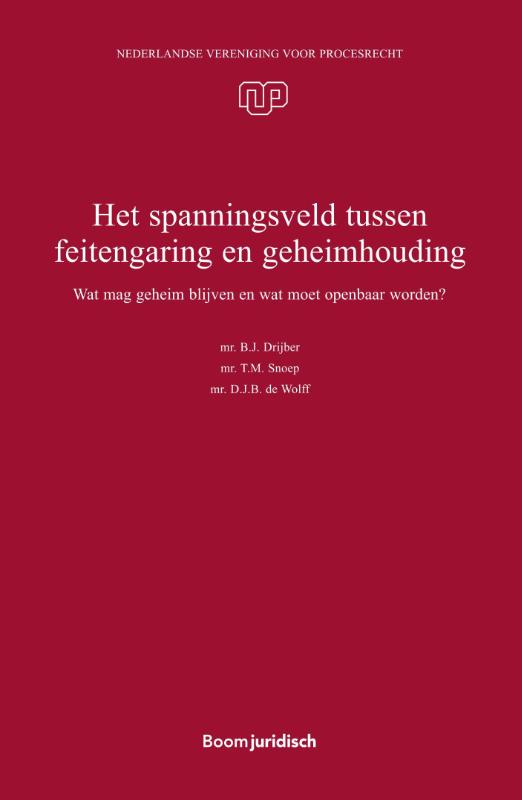Omslag van Het spanningsveld tussen feitengaring en geheimhouding