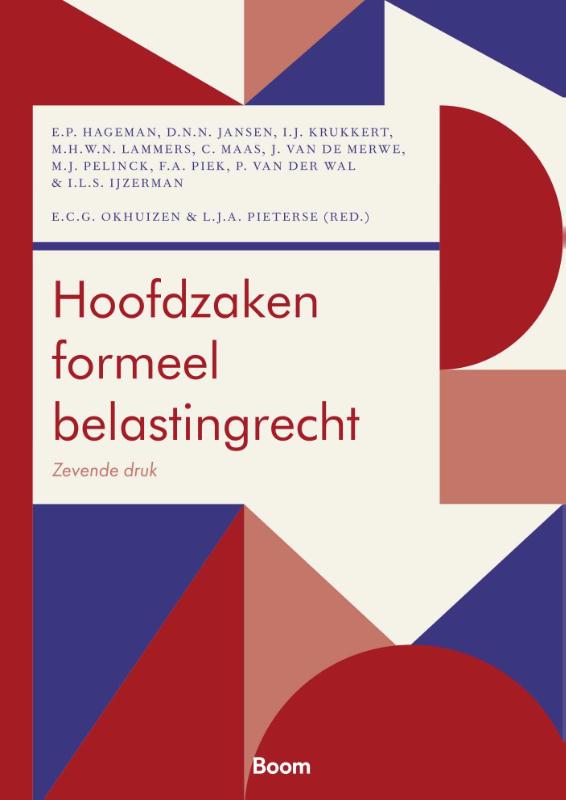 Omslag van Hoofdzaken formeel belastingrecht